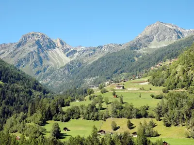 Naturlandschaft in der Nähe des Chalets