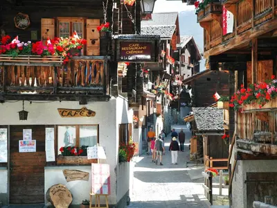 Die Umgebung um das Chalet