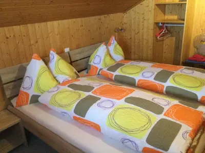 Ein Bett oder Betten in einem Zimmer der Unterkunft Chalet Marder