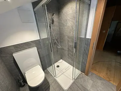 Ein Badezimmer in der Unterkunft Chalet Marder