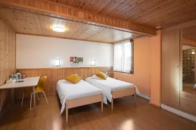 Ein Bett oder Betten in einem Zimmer der Unterkunft Motel-Restaurant 13 Etoiles