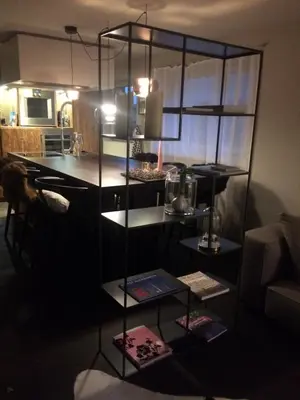 Ein Sitzbereich in der Unterkunft Le Bijou