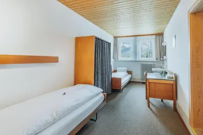 Ein Bett oder Betten in einem Zimmer der Unterkunft Gasthof Bären