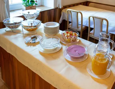Essen im Hotel oder in der Nähe