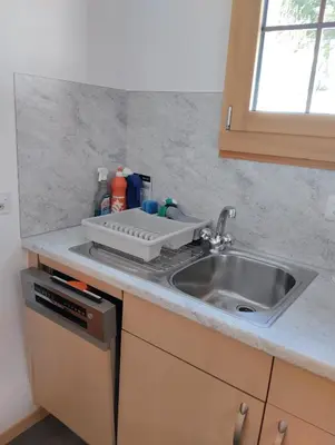 Küche/Küchenzeile in der Unterkunft Chalet Gärlich