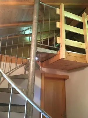 Ein Etagenbett oder Etagenbetten in einem Zimmer der Unterkunft Chalet Marina