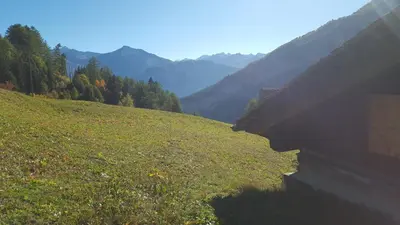 Naturlandschaft in der Nähe des Chalets