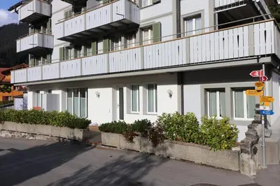 Das Gebäude in dem sich die Ferienwohnung befindet