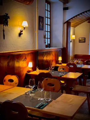 Ein Sitzbereich in der Unterkunft Grand Hôtel & Kurhaus