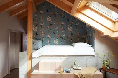 Ein Bett oder Betten in einem Zimmer der Unterkunft Hotel De Londres
