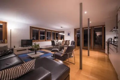 Küche/Küchenzeile in der Unterkunft Chalet Dillon