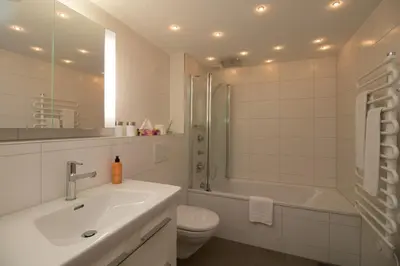 Ein Badezimmer in der Unterkunft Chalet Belmont Penthouse
