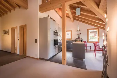 Küche/Küchenzeile in der Unterkunft Chalet Fortuna 4 Penthouse