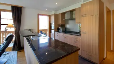 Küche/Küchenzeile in der Unterkunft Chalet Fortuna 2