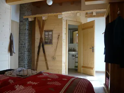 Ein Bett oder Betten in einem Zimmer der Unterkunft Laubrinus
