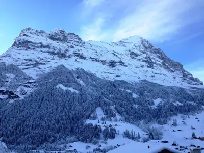 Ein allgemeiner Bergblick oder ein Berglick von der Ferienwohnung aus