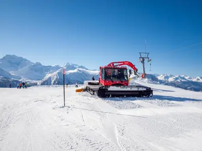 Chalet Saflischmannli auf der Alpe Rosswald im Winter