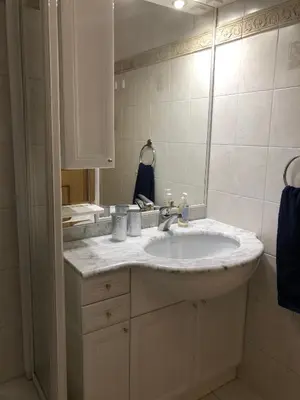 Ein Badezimmer in der Unterkunft Chateau Leukerbad