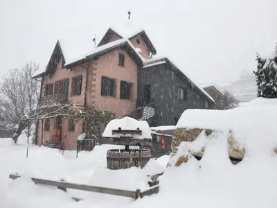 Le Manoir de Champlan im Winter
