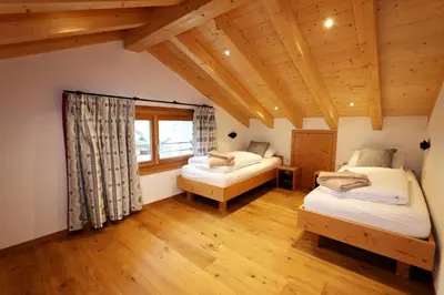 Ein Bett oder Betten in einem Zimmer der Unterkunft Pyrit
