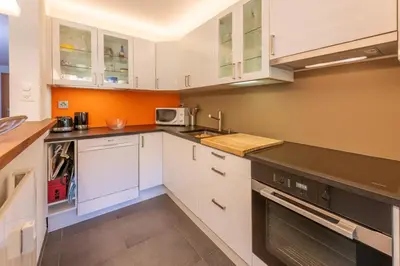 Küche/Küchenzeile in der Unterkunft Haus Sonnheim