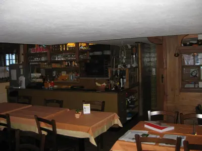 Lounge oder Bar in der Unterkunft Hotel Pension Spycher