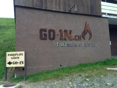 Ein Zertifikat, Auszeichnung, Logo oder anderes Dokument, das in der Unterkunft Hotel GO-IN ausgestellt ist