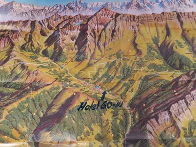 Naturlandschaft in der Nähe des Gasthauses