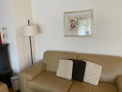 Ein Sitzbereich in der Unterkunft Superior Apartment 100m2 Bodmisonne - Grindelwald