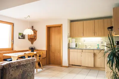 Küche/Küchenzeile in der Unterkunft Ferienwohnung Ichtys