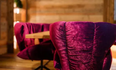Ein Sitzbereich in der Unterkunft Hotel La Reserve