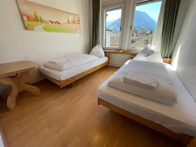 Ein Bett oder Betten in einem Zimmer der Unterkunft central beauty scenery apartment