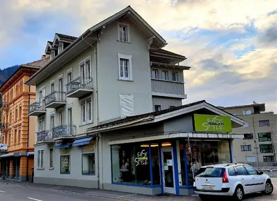 Das Gebäude in dem sich die Ferienwohnung befindet