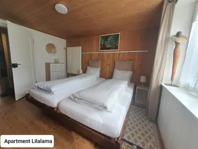 Ein Bett oder Betten in einem Zimmer der Unterkunft Apartment Lilalama
