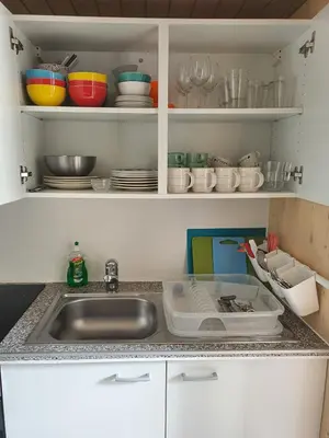 Küche/Küchenzeile in der Unterkunft Apartment Lilalama