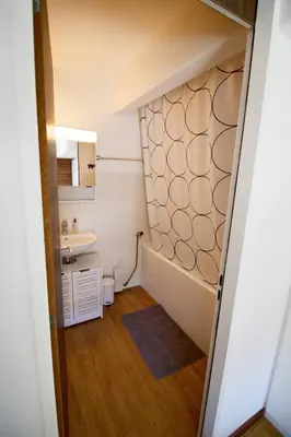 Küche/Küchenzeile in der Unterkunft Joli appartement ensoleillé à Vercorin