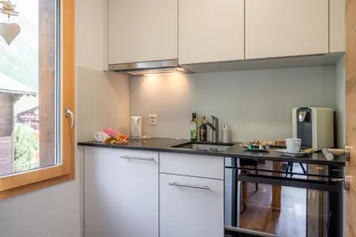 Küche/Küchenzeile in der Unterkunft Jolimont Apartments