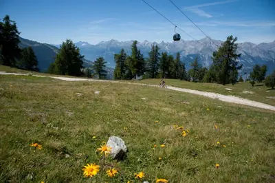 Naturlandschaft in der Nähe des Chalets