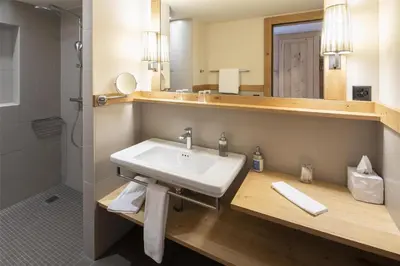 Ein Badezimmer in der Unterkunft Frutt Mountain Resort