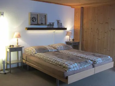 Ein Bett oder Betten in einem Zimmer der Unterkunft Pension Staldacher