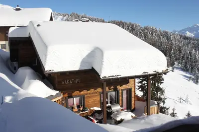 Wakatipu-Lodge im Winter