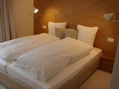 Ein Bett oder Betten in einem Zimmer der Unterkunft Hotel Restaurant Flaschen