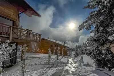 Crans Luxury Lodges im Winter