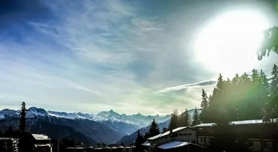 Naturlandschaft in der Nähe des Chalets