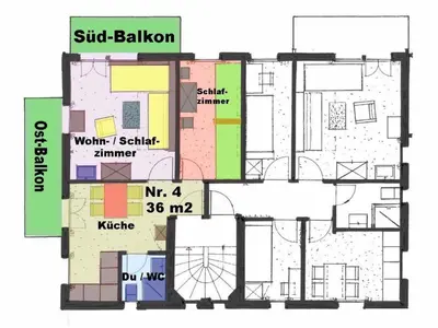 Grundriss der Unterkunft Apartment Maria by Interhome