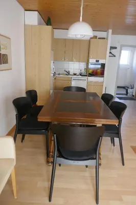 Küche/Küchenzeile in der Unterkunft Haus Silberblick Anrig