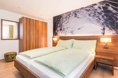 Ein Bett oder Betten in einem Zimmer der Unterkunft Ferienhaus Casa Luna