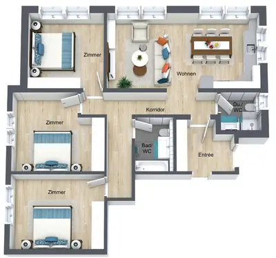 Grundriss der Unterkunft Ferienhaus Casa Luna