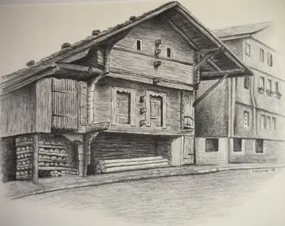 Das Gebäude in dem sich das Bed & Breakfast befindet
