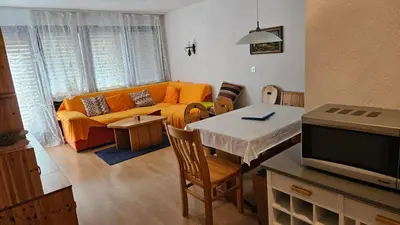 Küche/Küchenzeile in der Unterkunft Haus Azurit Wohnung Nr.25